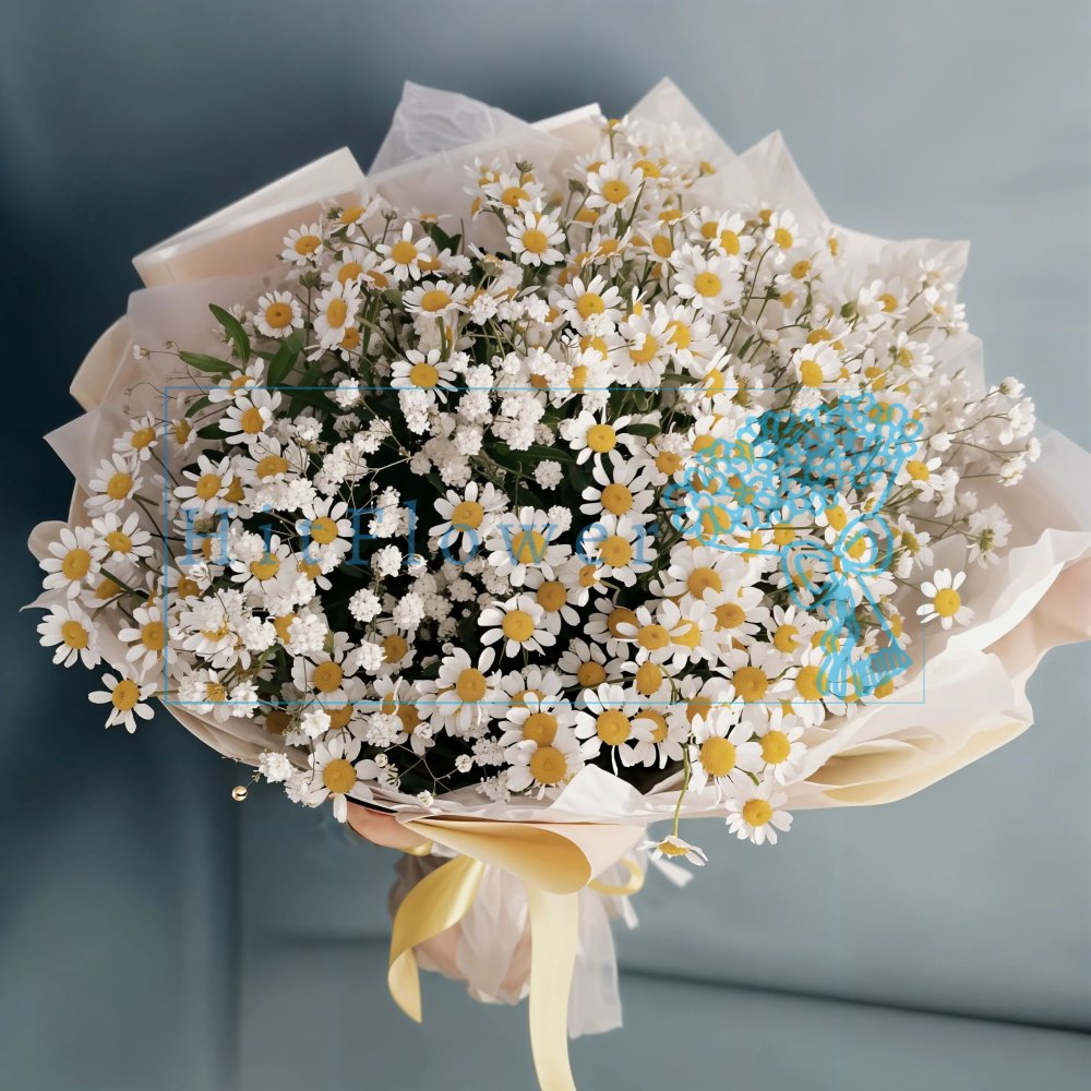 Букет цветов Летнее облако Букет цветов из: Гипсофила